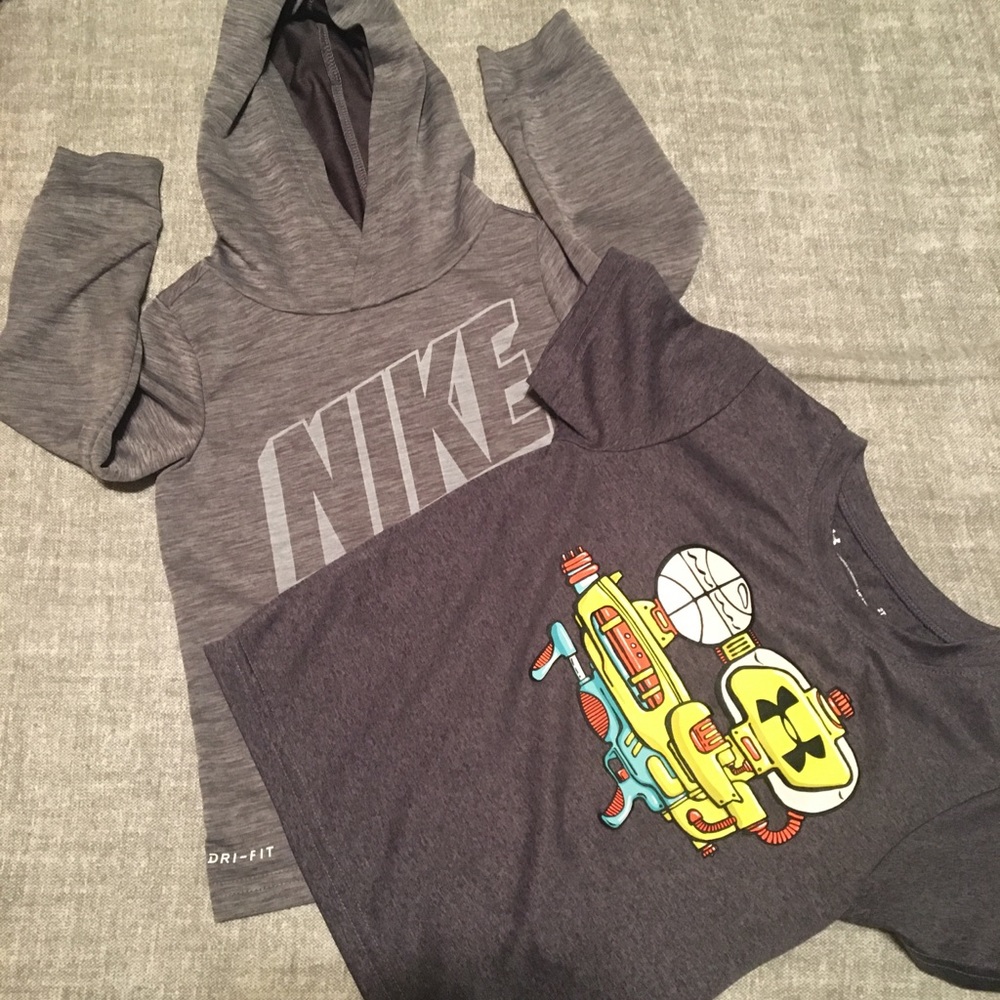 Lot of 2 dri-fit boys shirts, size 2T